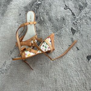 louis vuitton wedge vintage heels